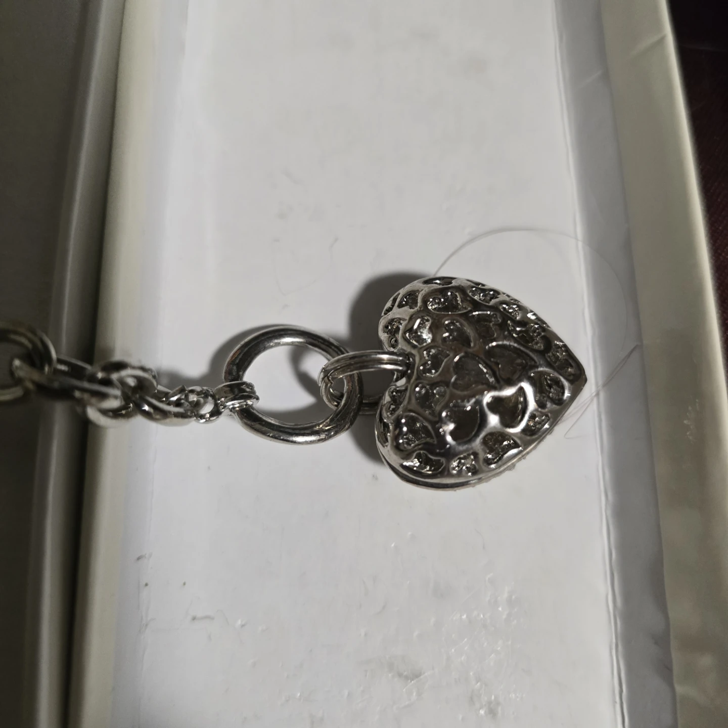Silver Heart Charm Bracelet - photo 2
