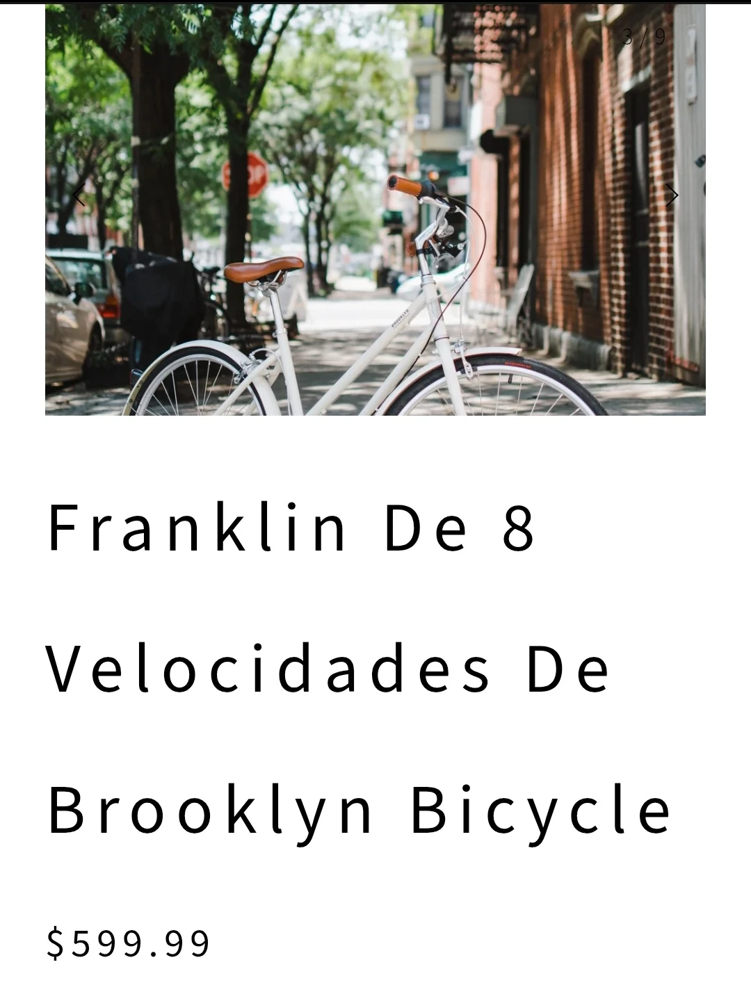Brooklyn Franklin De 8 Velocidades De Bicycle - photo 2