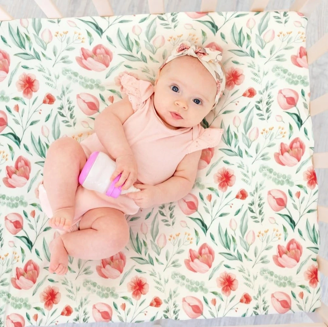 4 Pack Baby boy and Girl Pack N Play Mini Crib Sheets Set ..... - photo 3