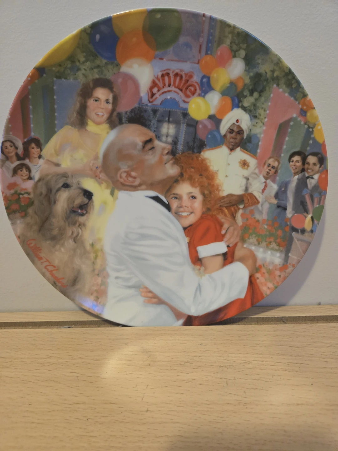 "Annie and Daddy Warbucks: The Finale" Collector Plate