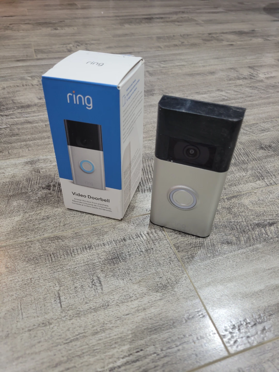 Ring Video Doorbell with mounting brackets - photo 2