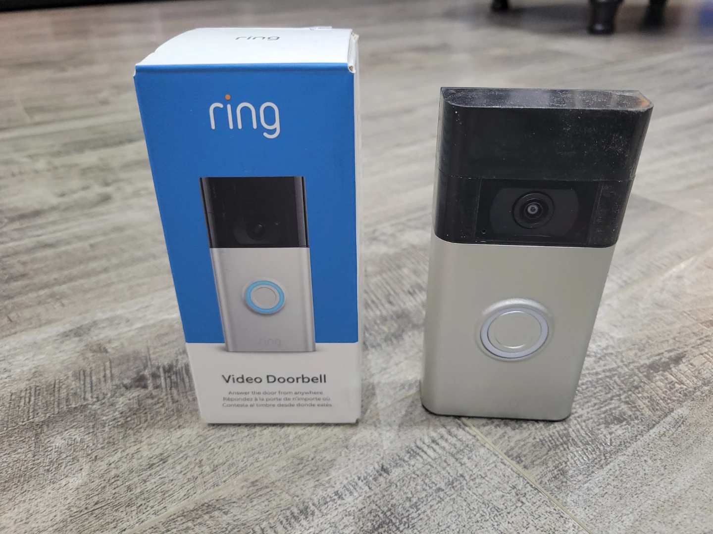 Ring Video Doorbell with mounting brackets - photo 3
