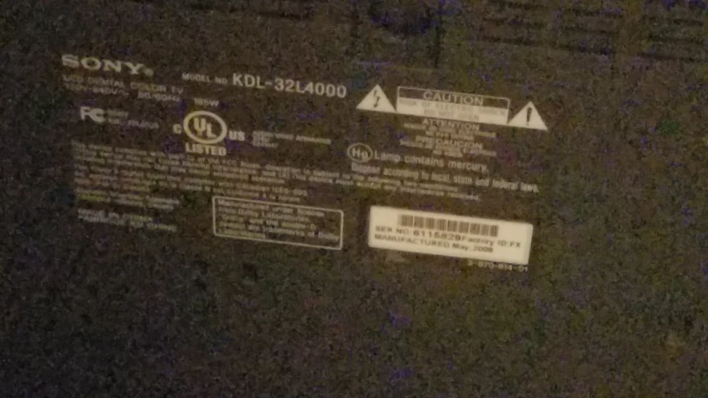 Sony KDL-32L4000 LCD Digital Color TV - photo 5