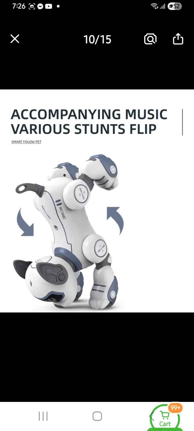 Robot Dog Toy with Remote Control