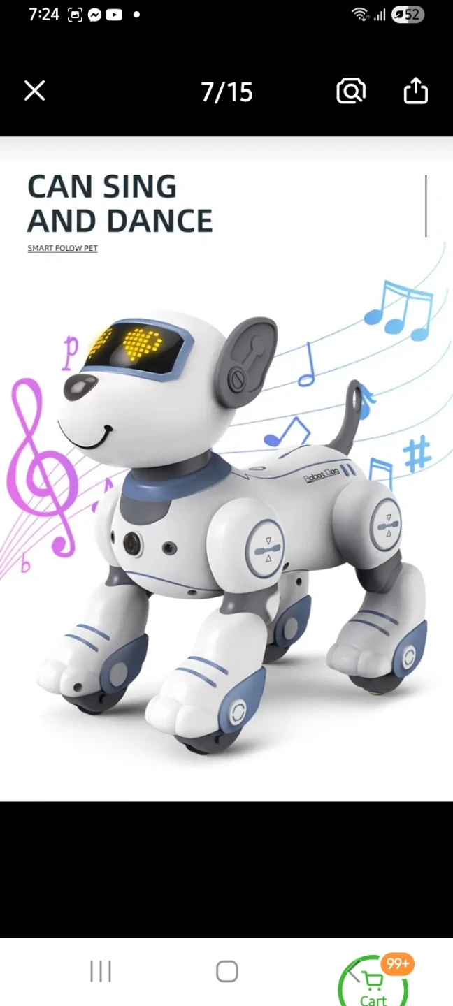 Robot Dog Toy with Remote Control - photo 2