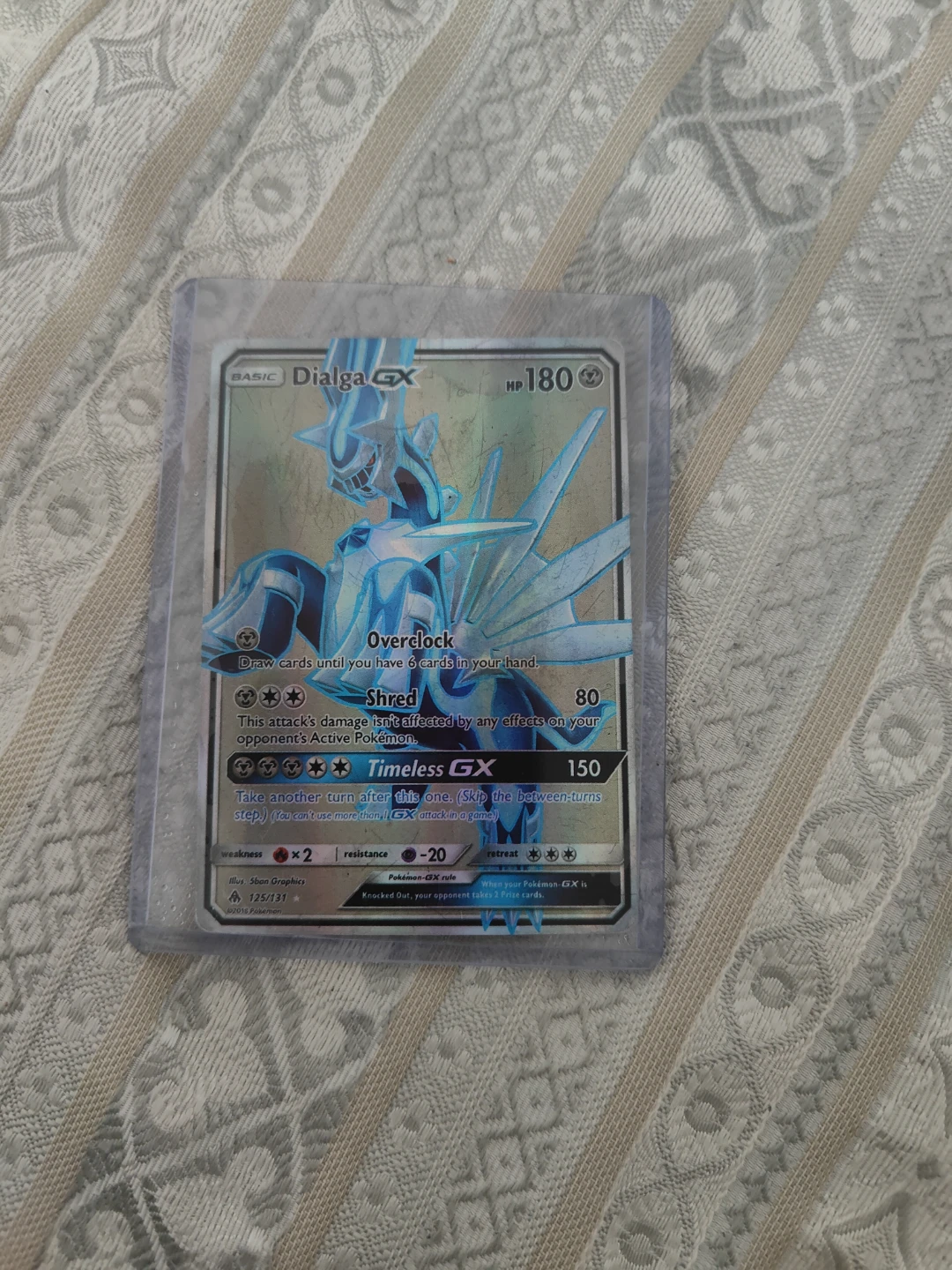 Pokemon Dialga GX Card