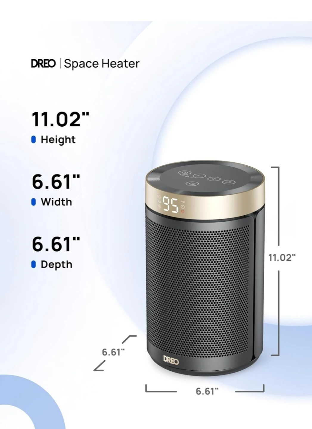 DREO Space and Portable Electric Heaters 🧡 - photo 2