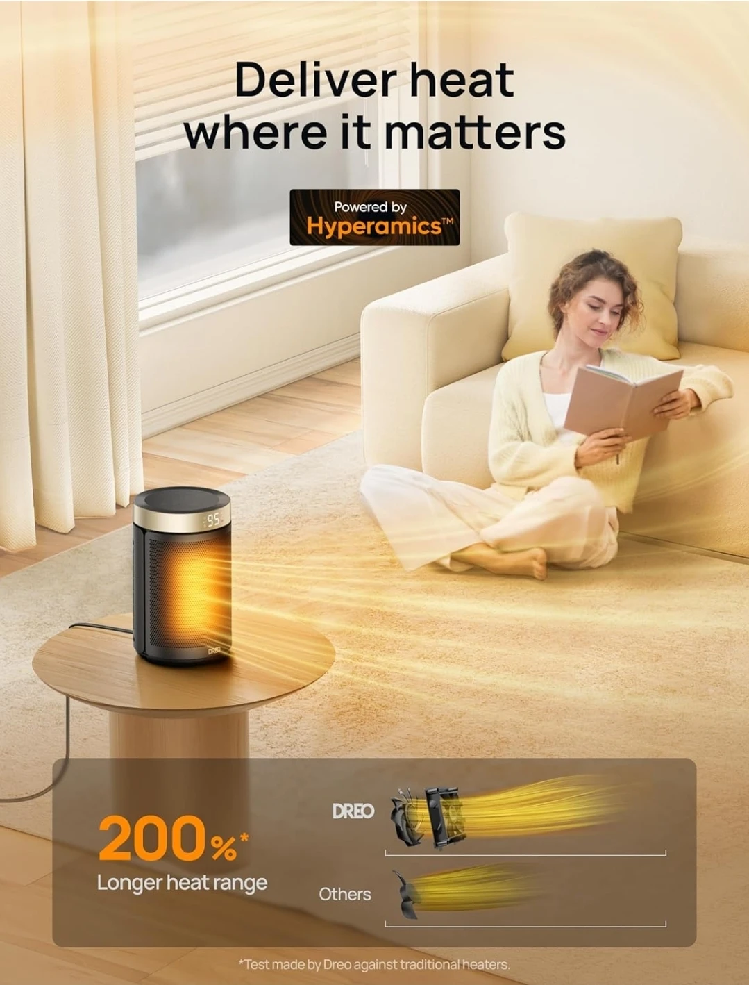 DREO Space and Portable Electric Heaters 🧡 - photo 4