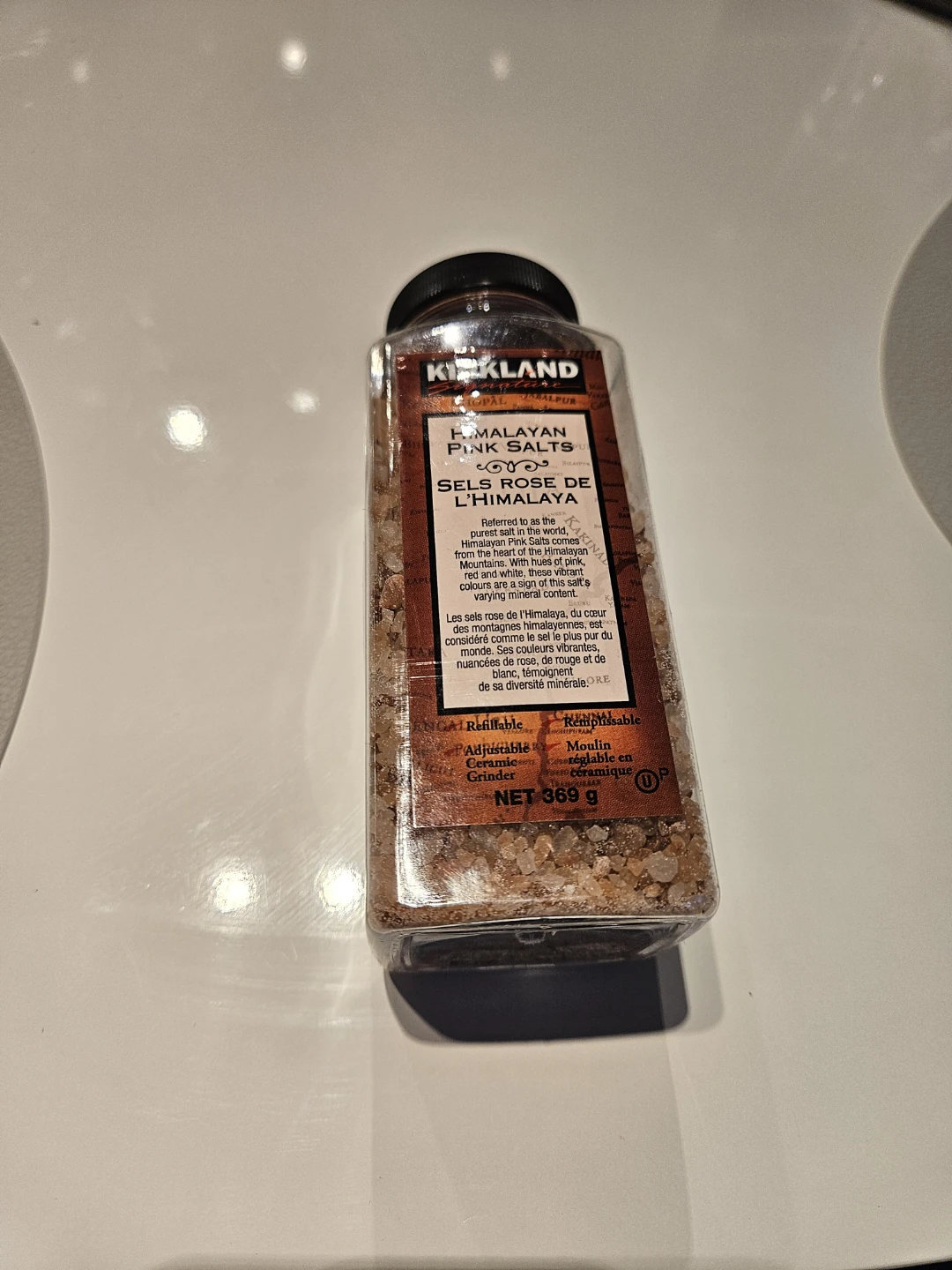 Kirkland Himalayan Pink Salt Grinder 359g