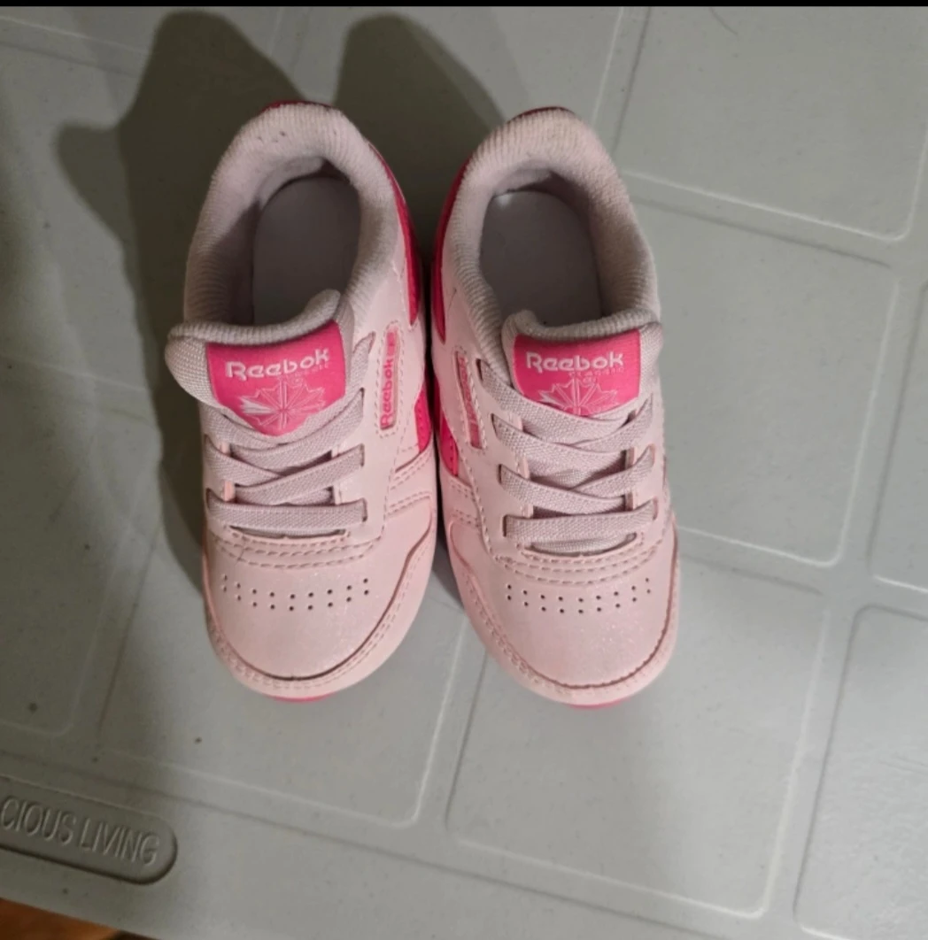 Reebok Baby Pink Sneakers