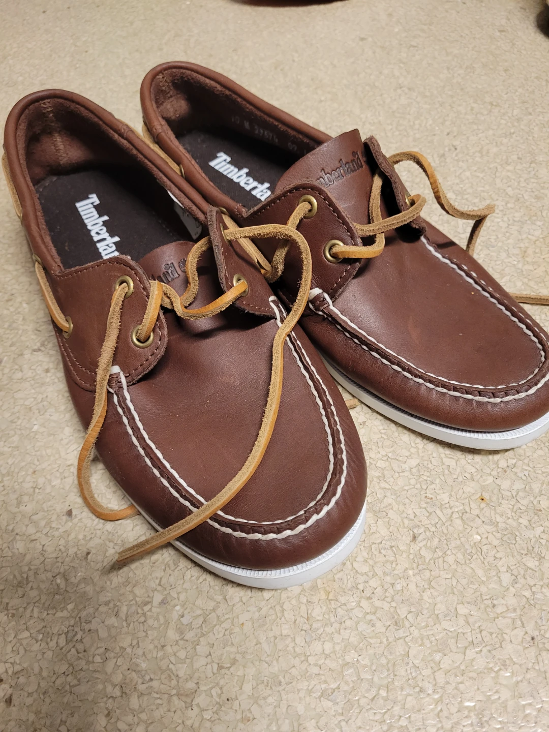 Timberland Brown Leather Boat Shoes