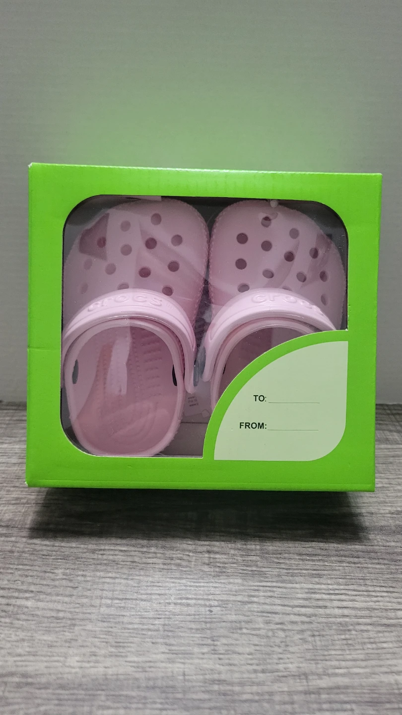 Crocs Littles Toddler Pink Milk Clogs