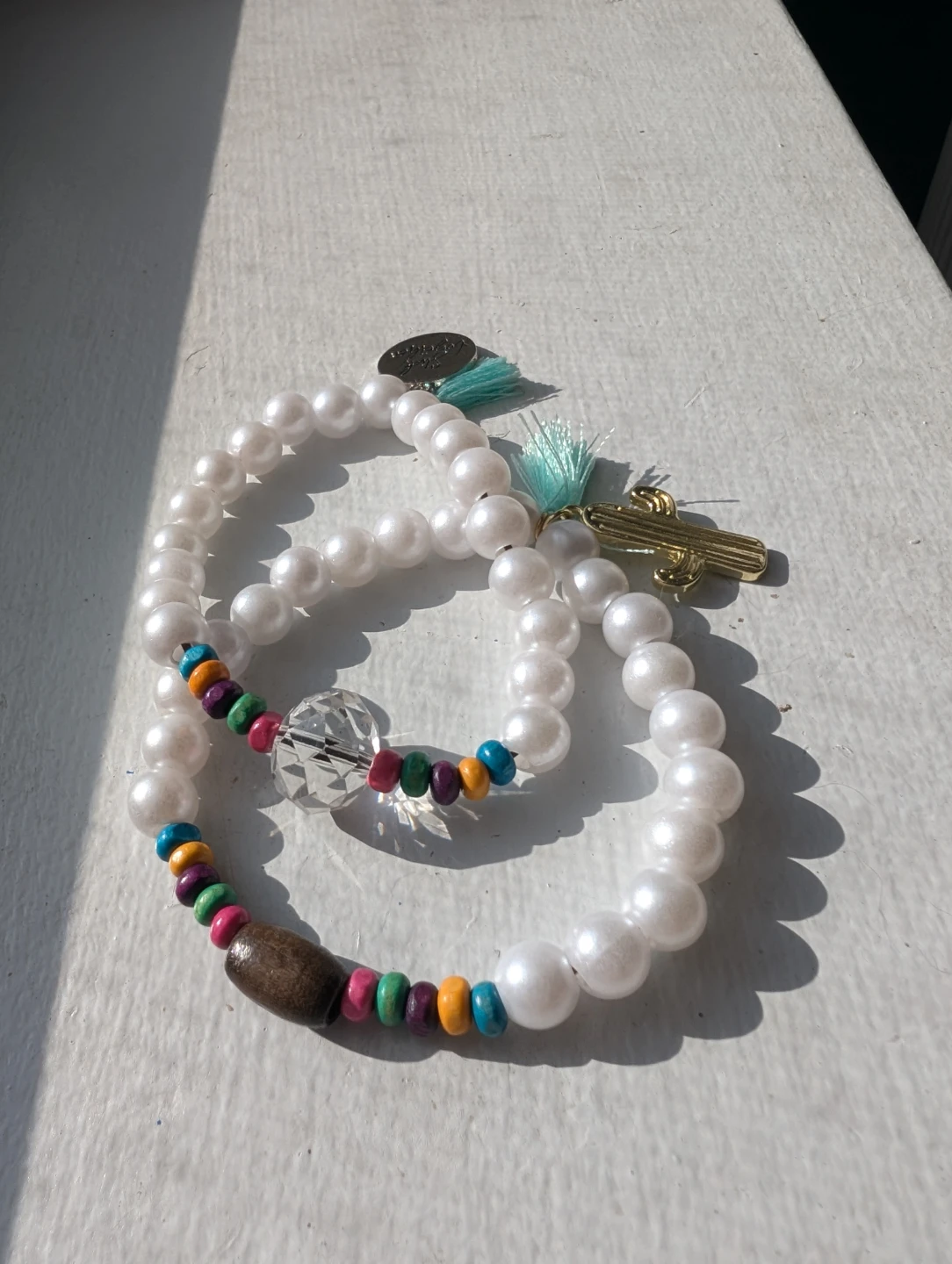 Hand-made Friendship Bracelets with Charms - photo 2