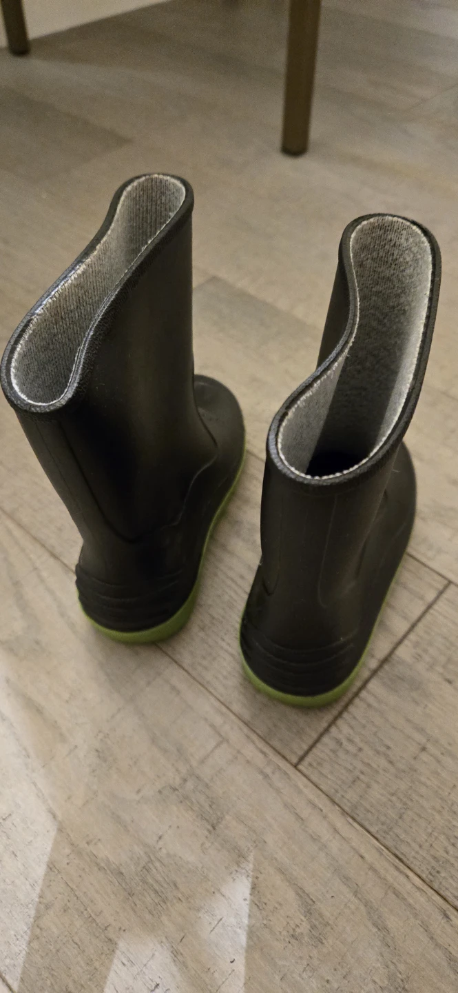 Kids Black Rain Boots - photo 2