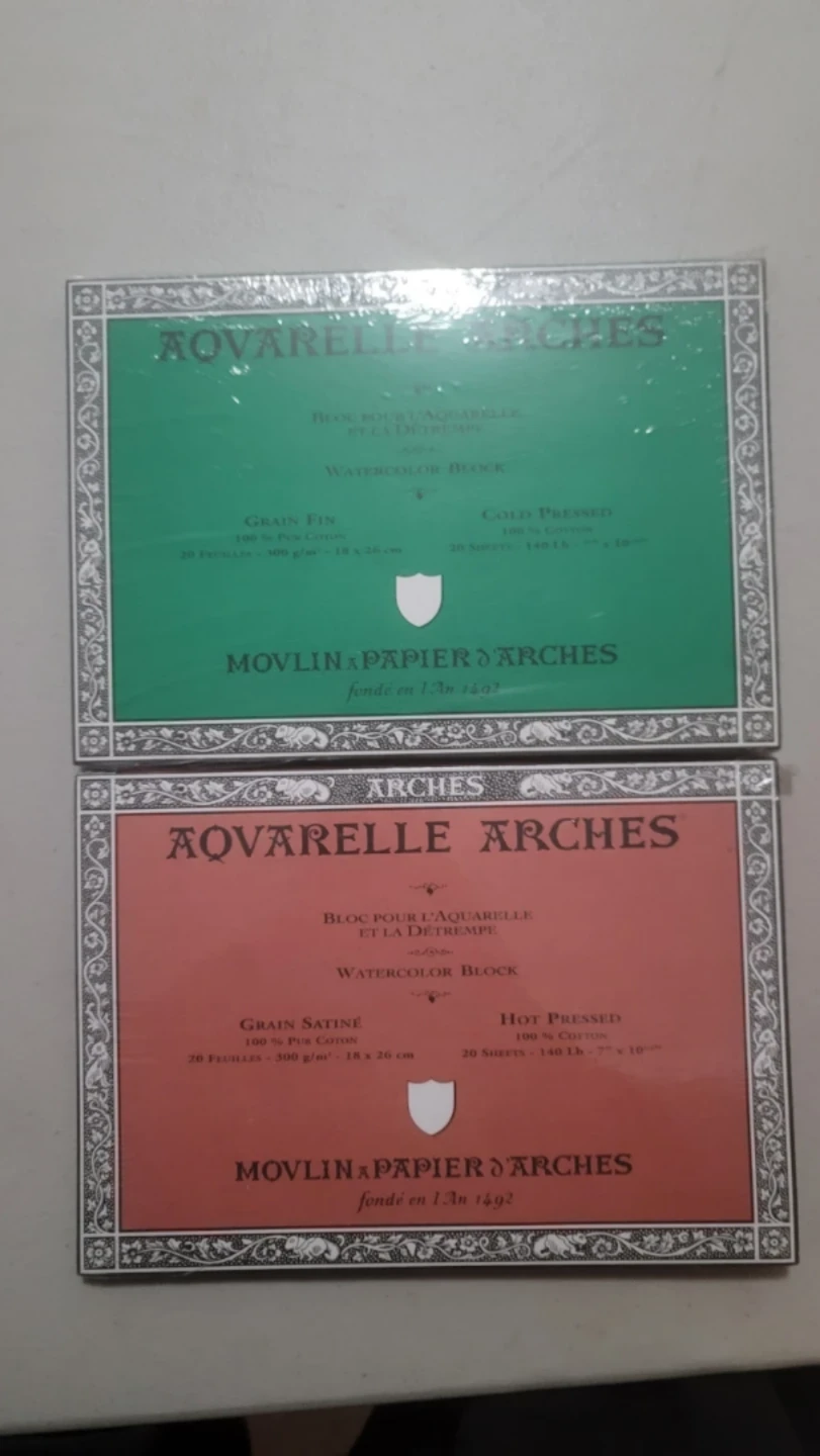 Arches Watercolor Blocks (2 Pack - 18x26cm)