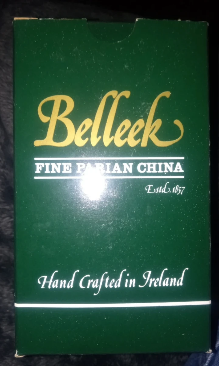 Belleek Fine Parian China brand new Hand Crafted Easter Egg