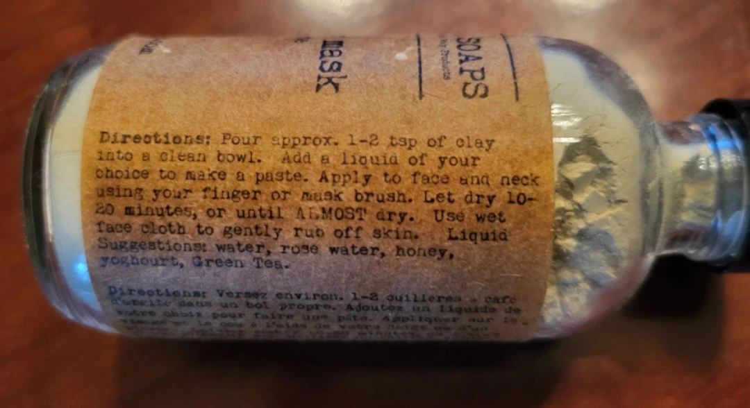 New Bridlewood Soaps Green Natural Clay Mask "Nourish" - photo 2