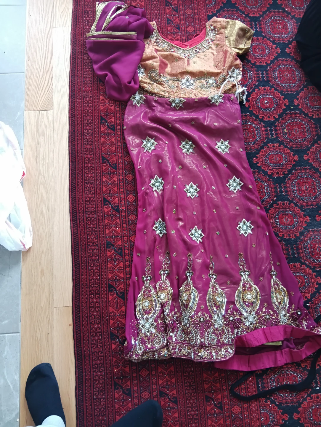 Embellished Lehenga Choli with Dupatta