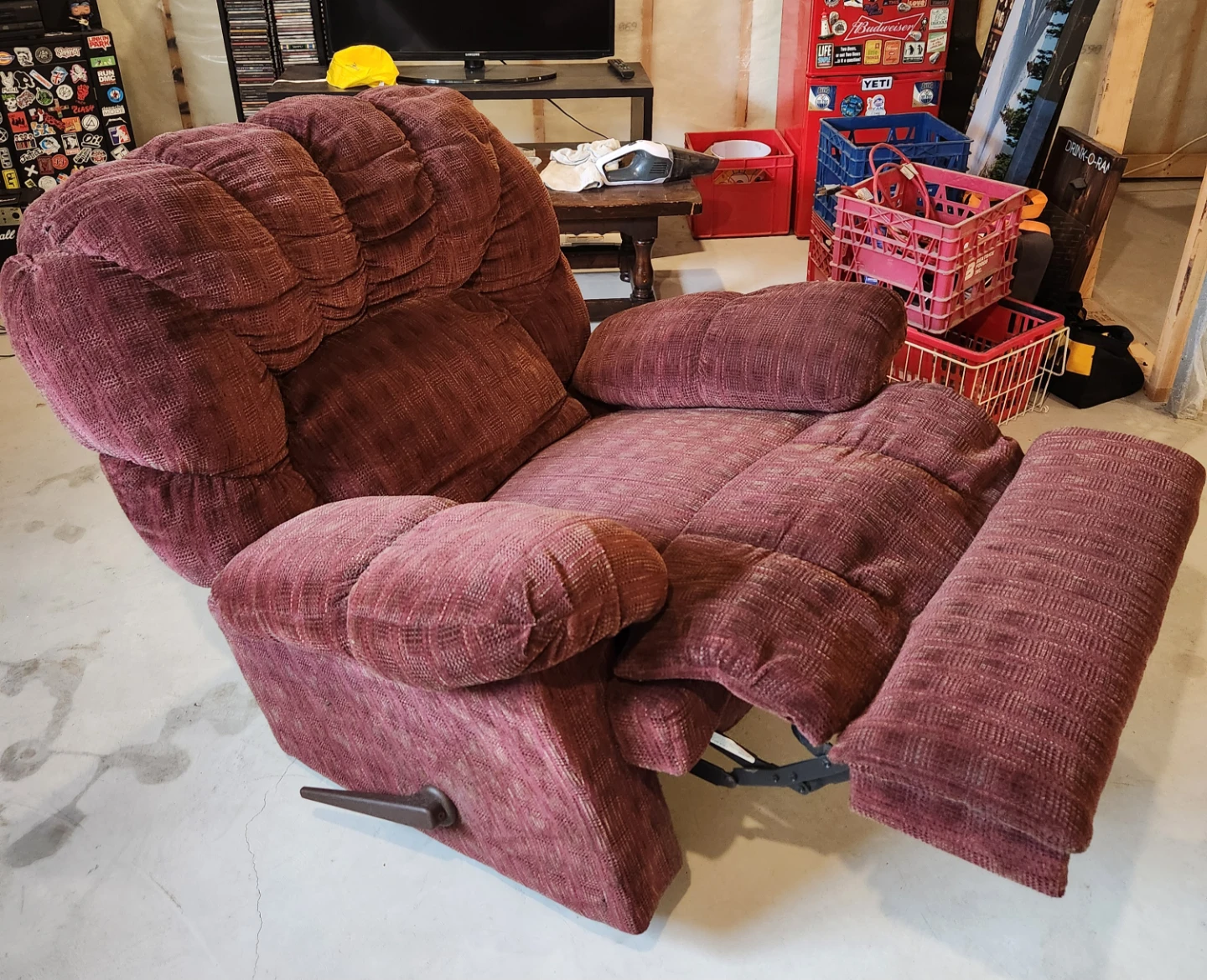 Wide Plush Recliner Chair - photo 2