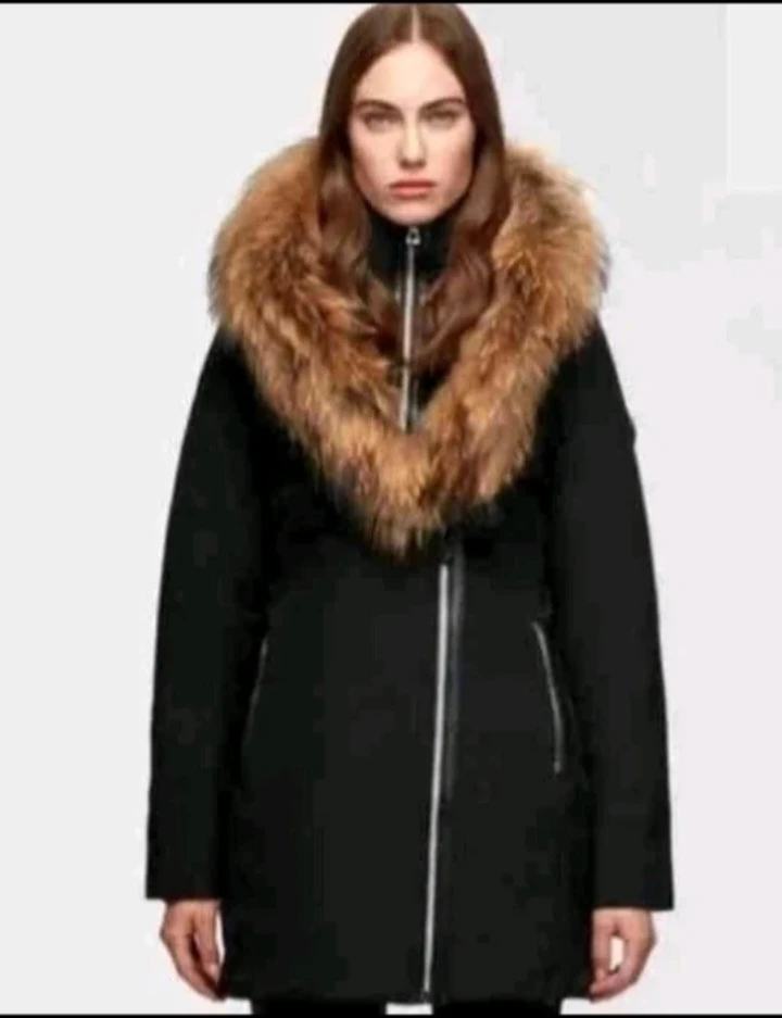 RUDSAK Mantic Parka Size L - Black/Natural Fur Trim - Size G/L
