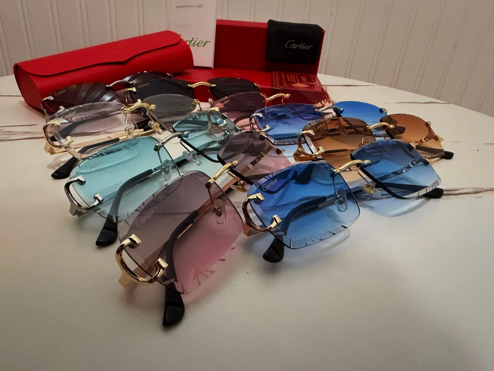 Cartier Rimless Sunglasses - Various Gradient Lenses - photo 5