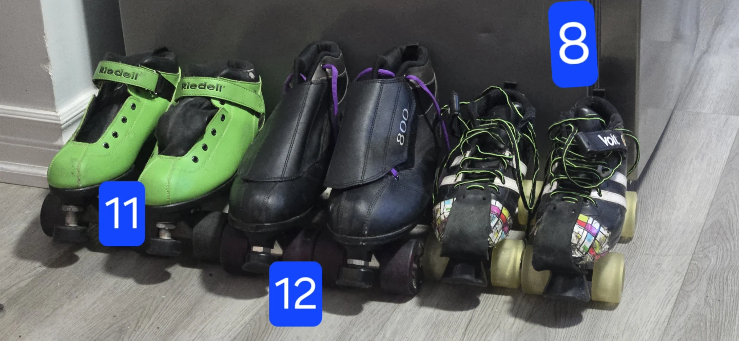Riedell and Volt Roller Skates