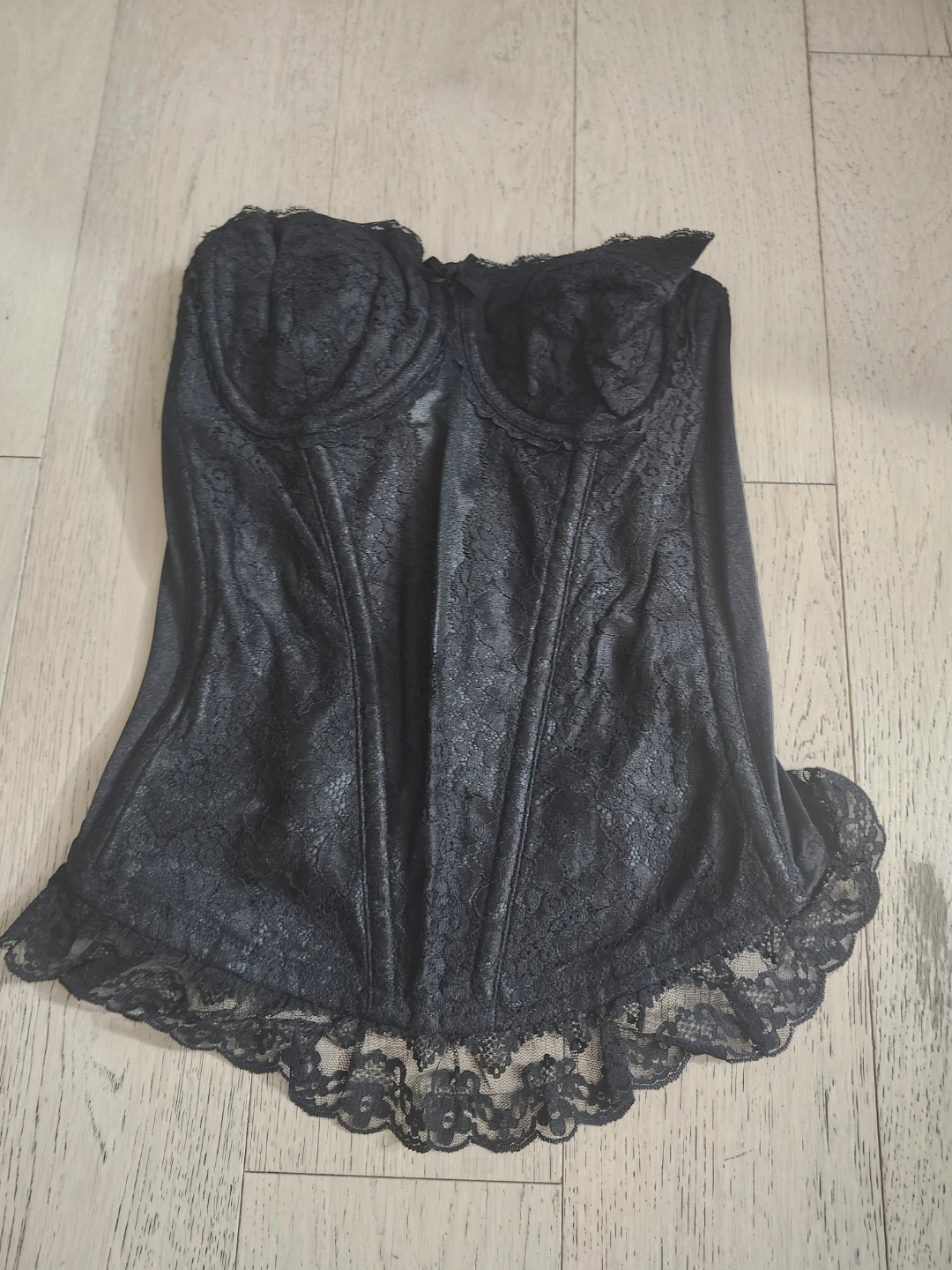 Black Lace Corset