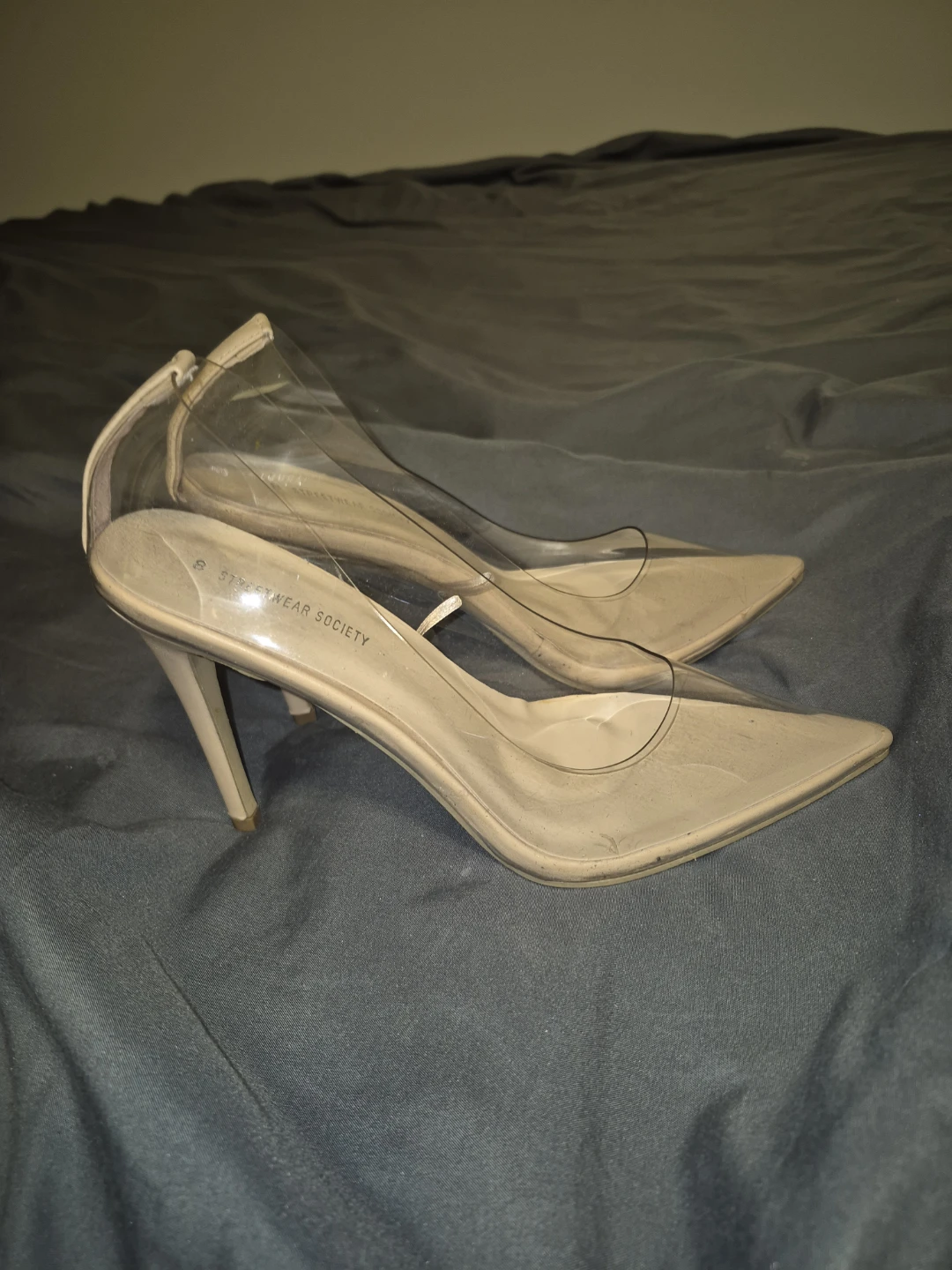 Streetwear Society Clear Pointed Toe Heels - photo 4