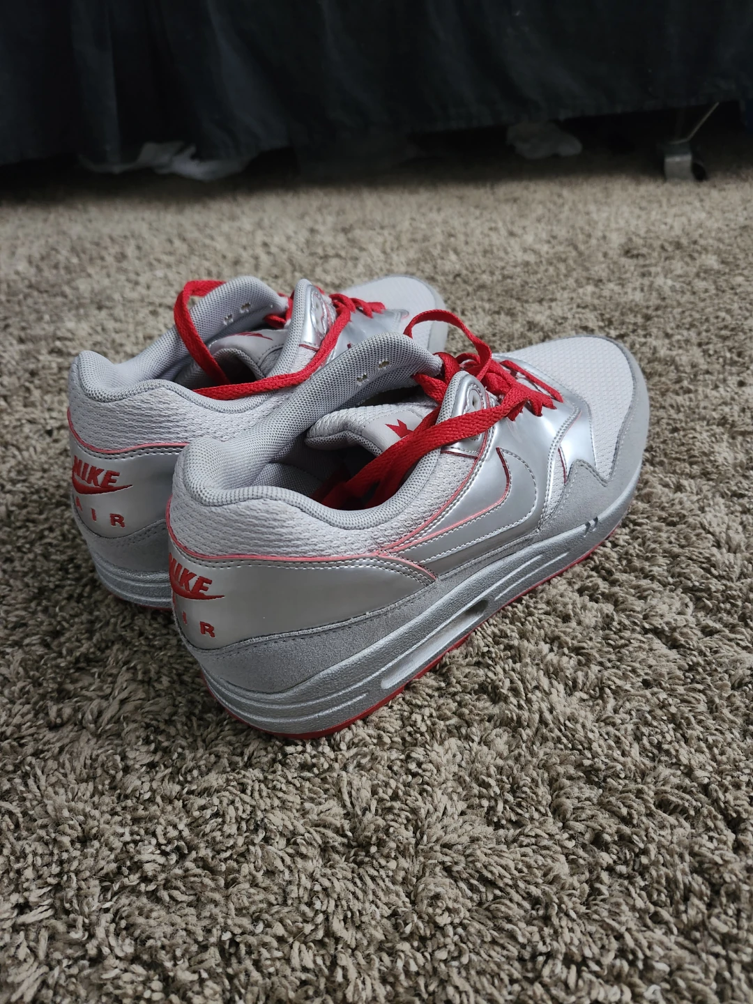 Nike Air Max 1 Air Attack Pack Red Silver - photo 2