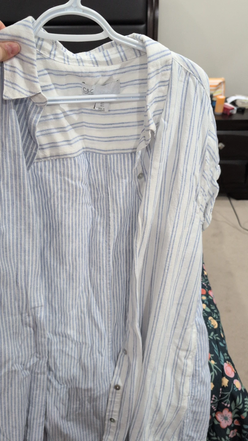 C&C California Striped Shirt - Size L - photo 2
