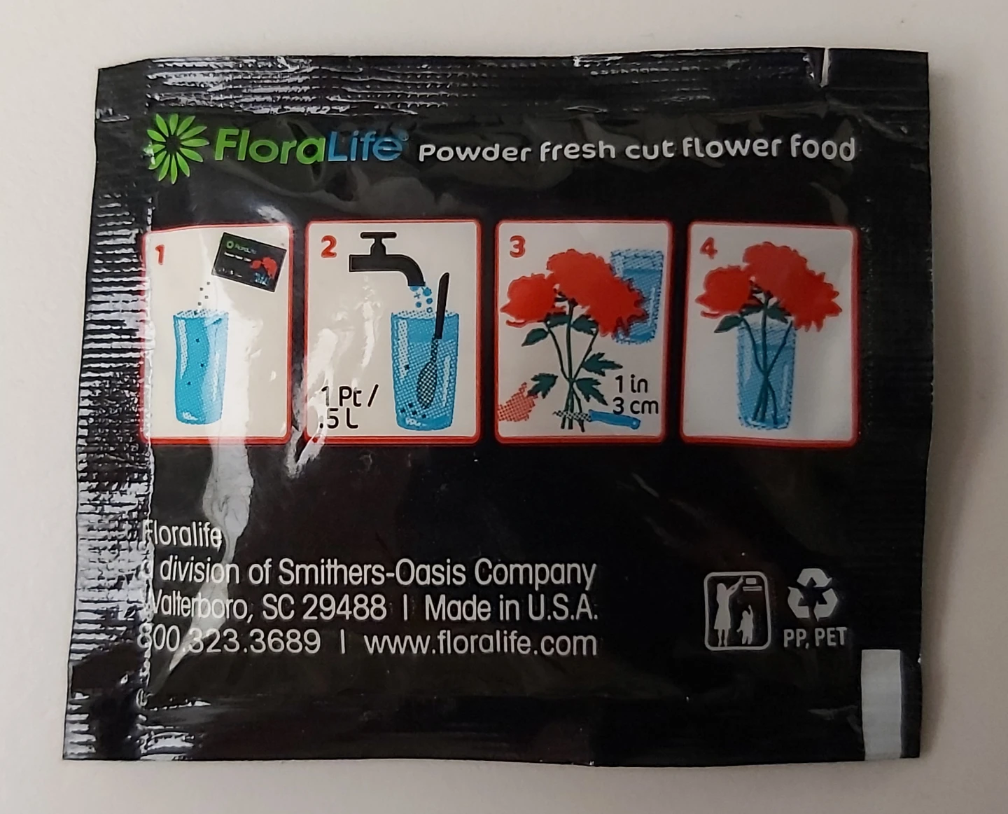 FloraLife Flower Food Clear Packet - photo 2