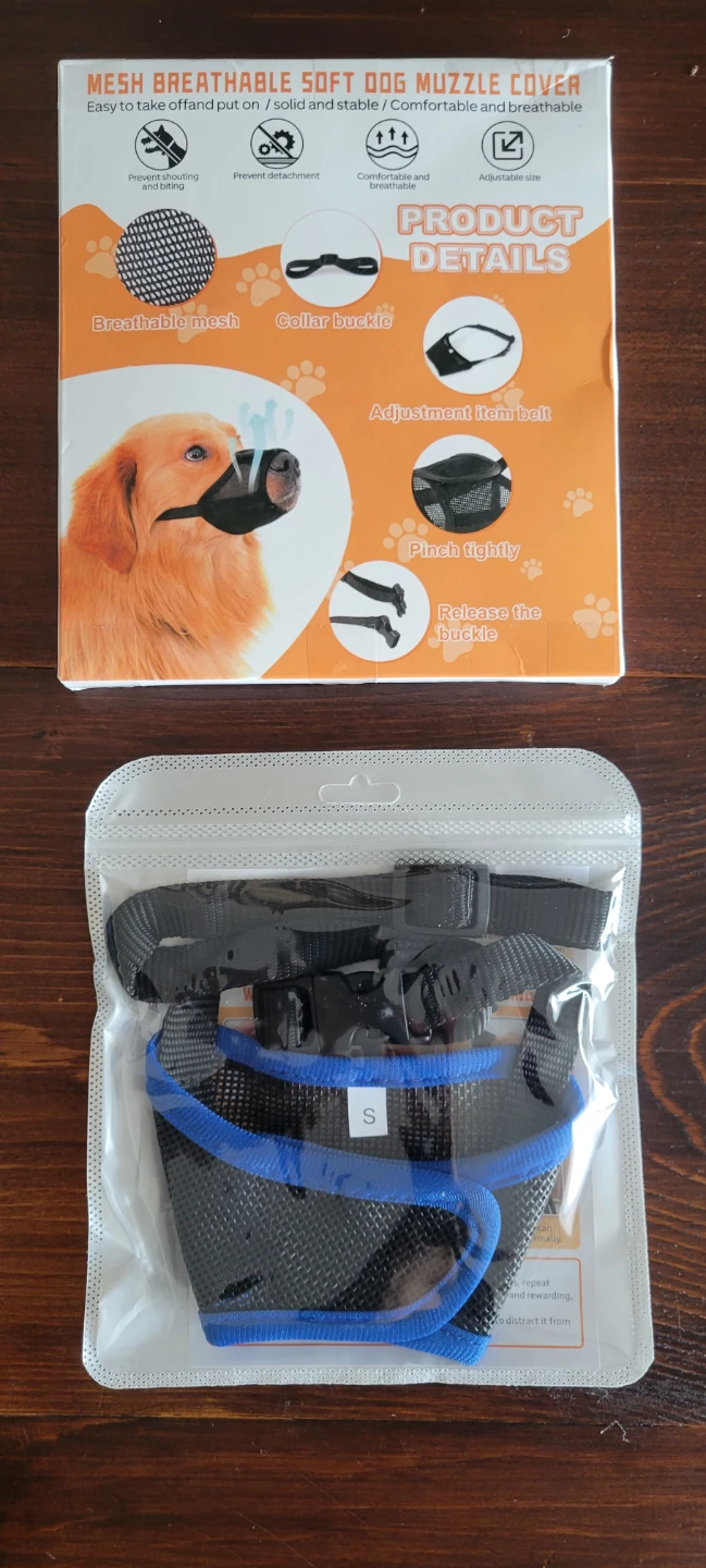 Soft Dog Muzzle Cover - Size S