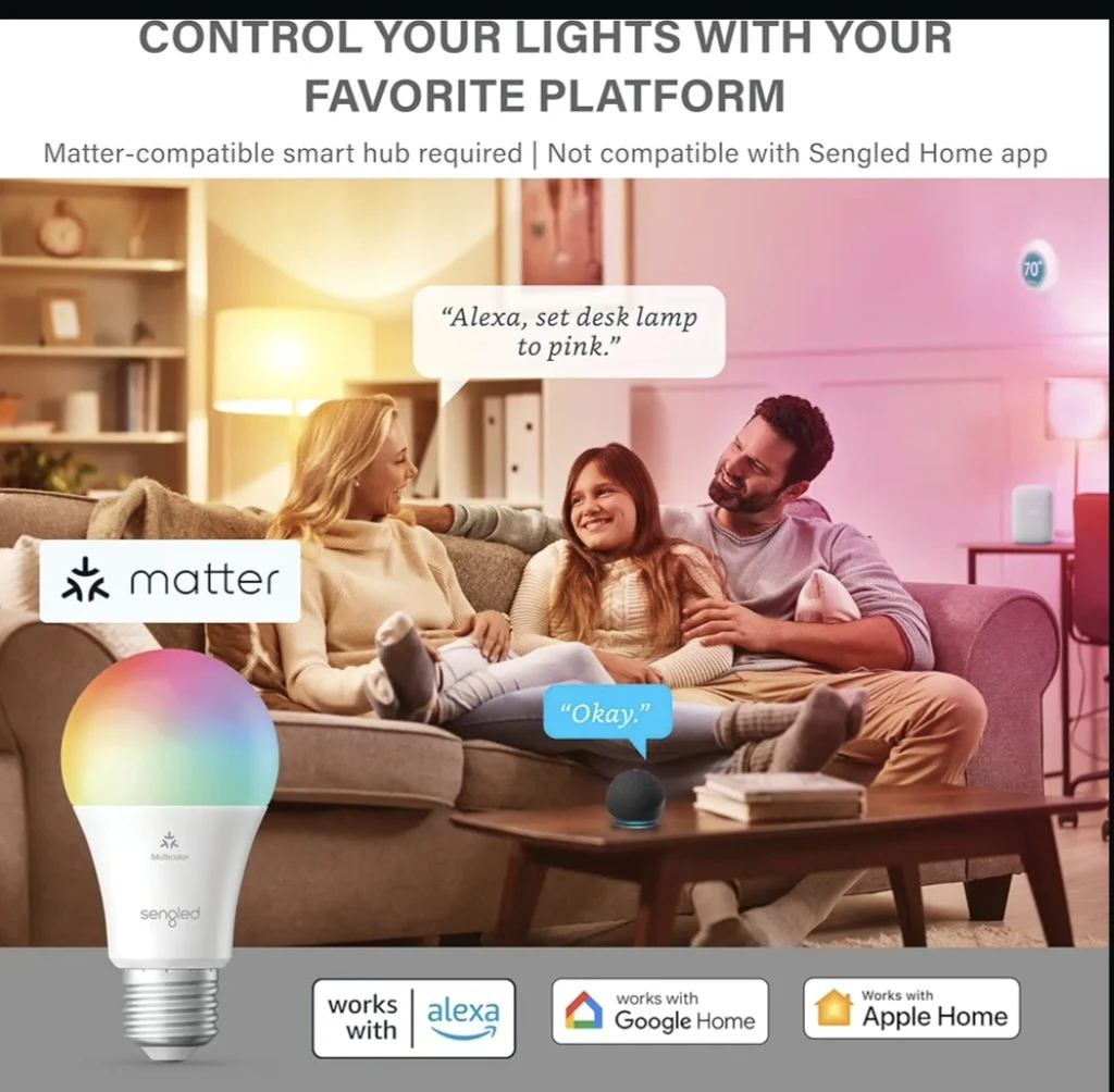 Sengled Smart Wi-Fi Multicolor LED Light Bulb - photo 3