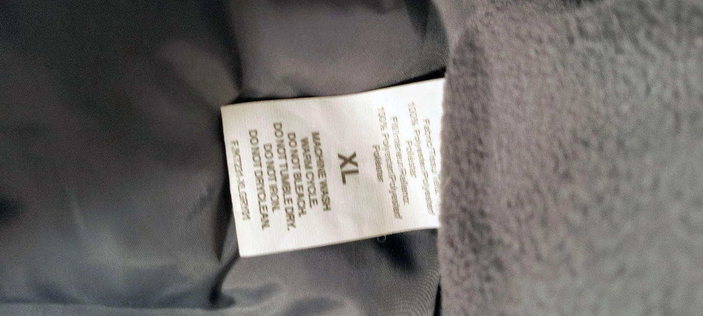 Grey Puffer Dog Coat XL - photo 3