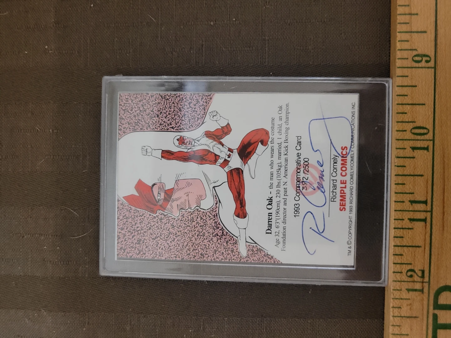 Captain Canuck Reborn Commemorative Card 392/2500 - photo 2