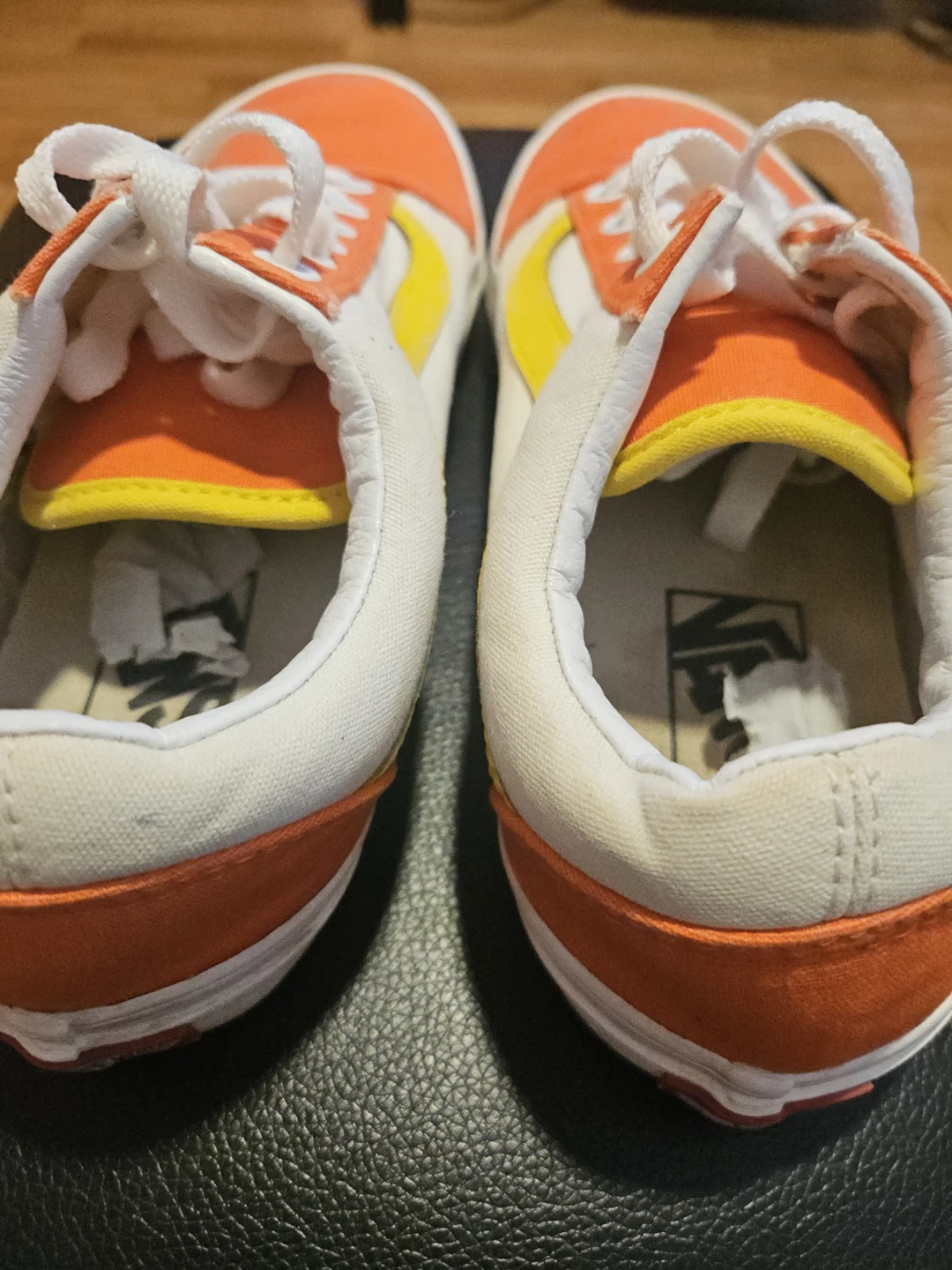 Vans Old Skool Canvas Sneakers - Orange/Yellow/White - photo 2