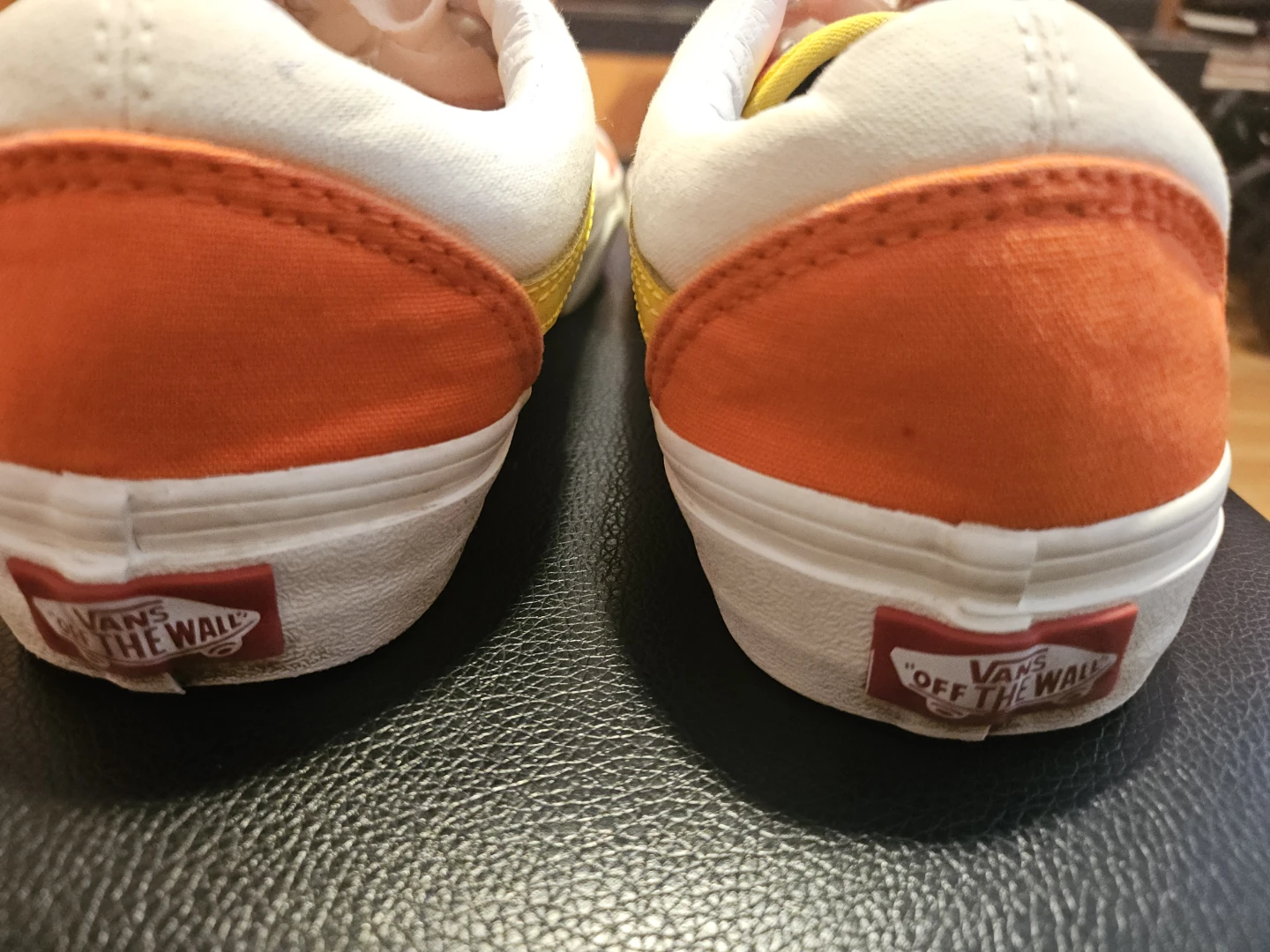 Vans Old Skool Canvas Sneakers - Orange/Yellow/White - photo 3