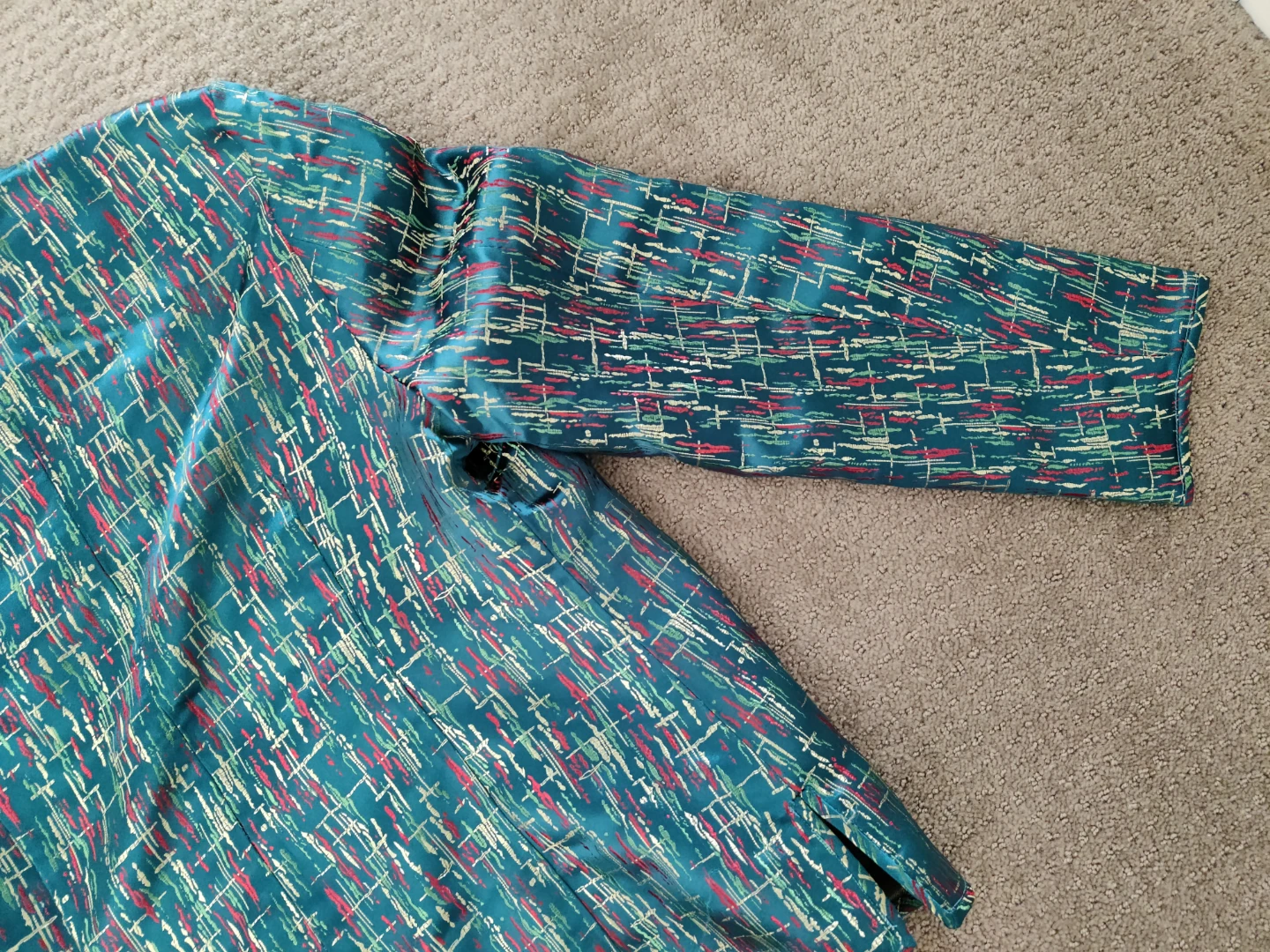Women Chinese Green Top Blazer / Dress Suit Jacket - Size: Small - photo 5