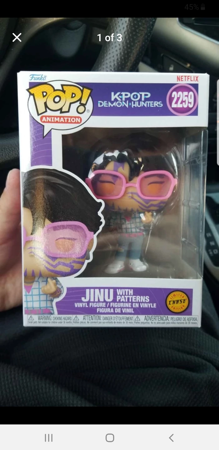 Funko Pop! K-Pop Demon Hunters Jinu With Patterns Vinyl Figure