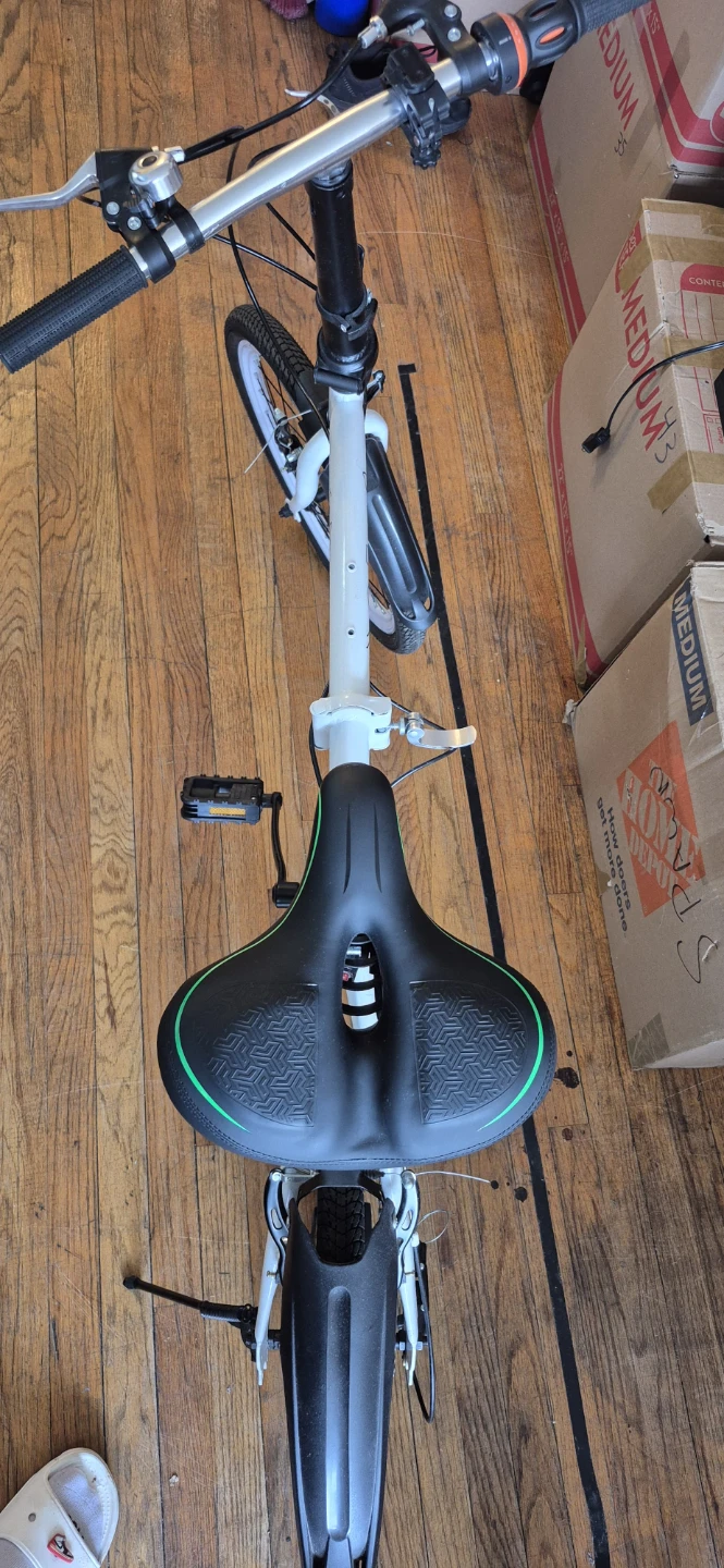 White Folding Bike - photo 5