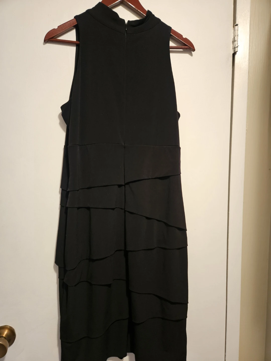 Le Château Black Tiered Sleeveless Dress XXL - photo 3