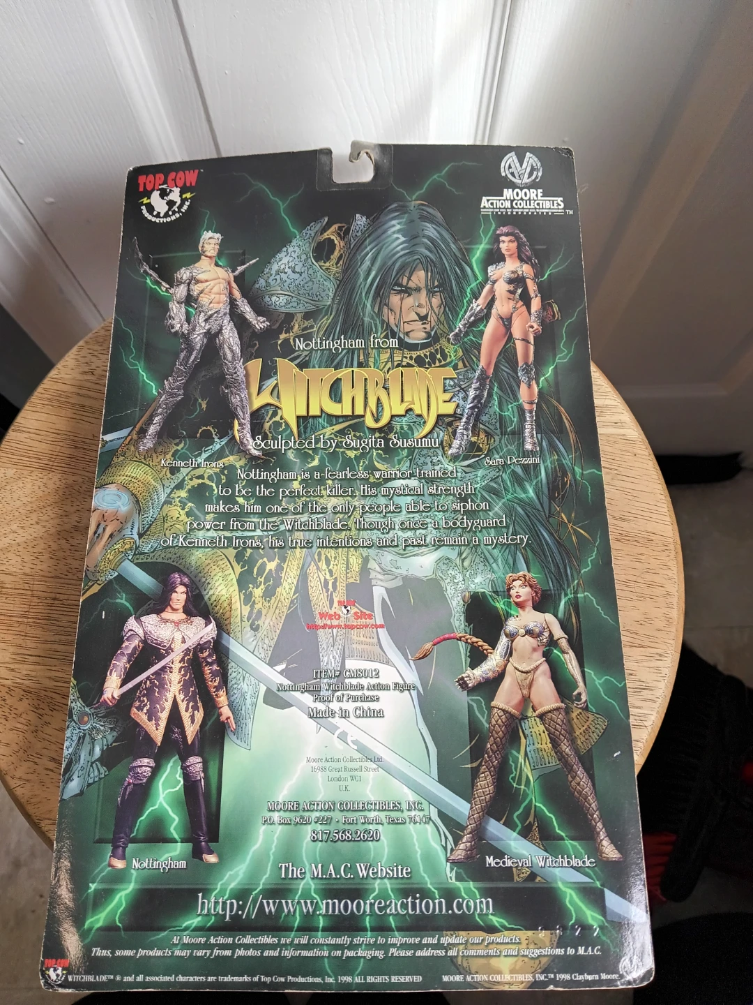 Moore Action Collectibles Witchblade Nottingham Action Figure - photo 2