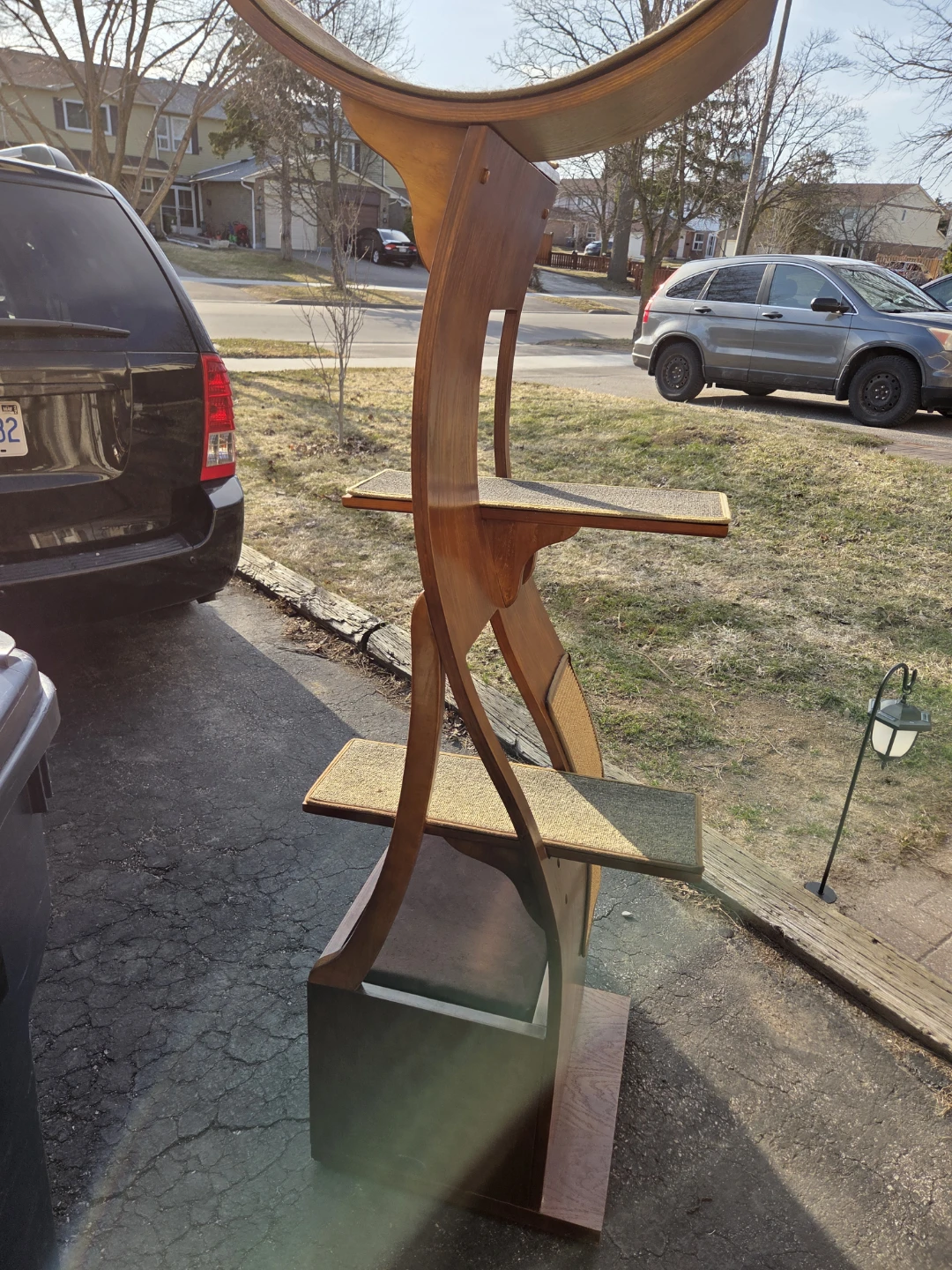 The Refined Feline Wooden Cat Tree - photo 3