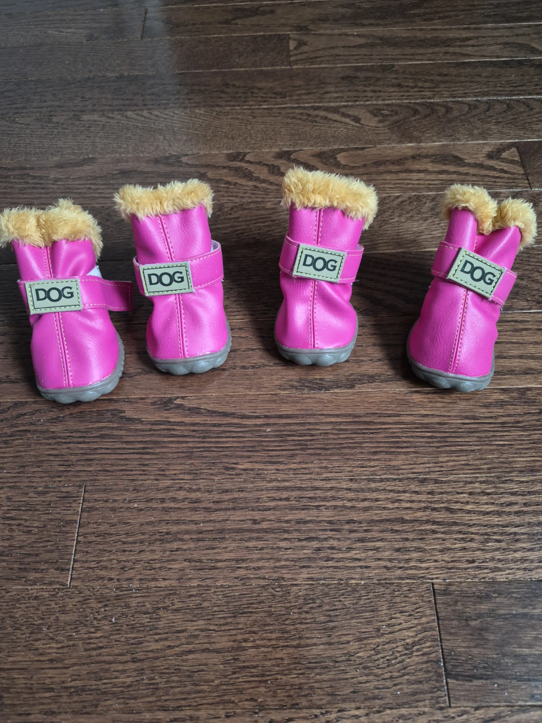 Pink Dog Boots