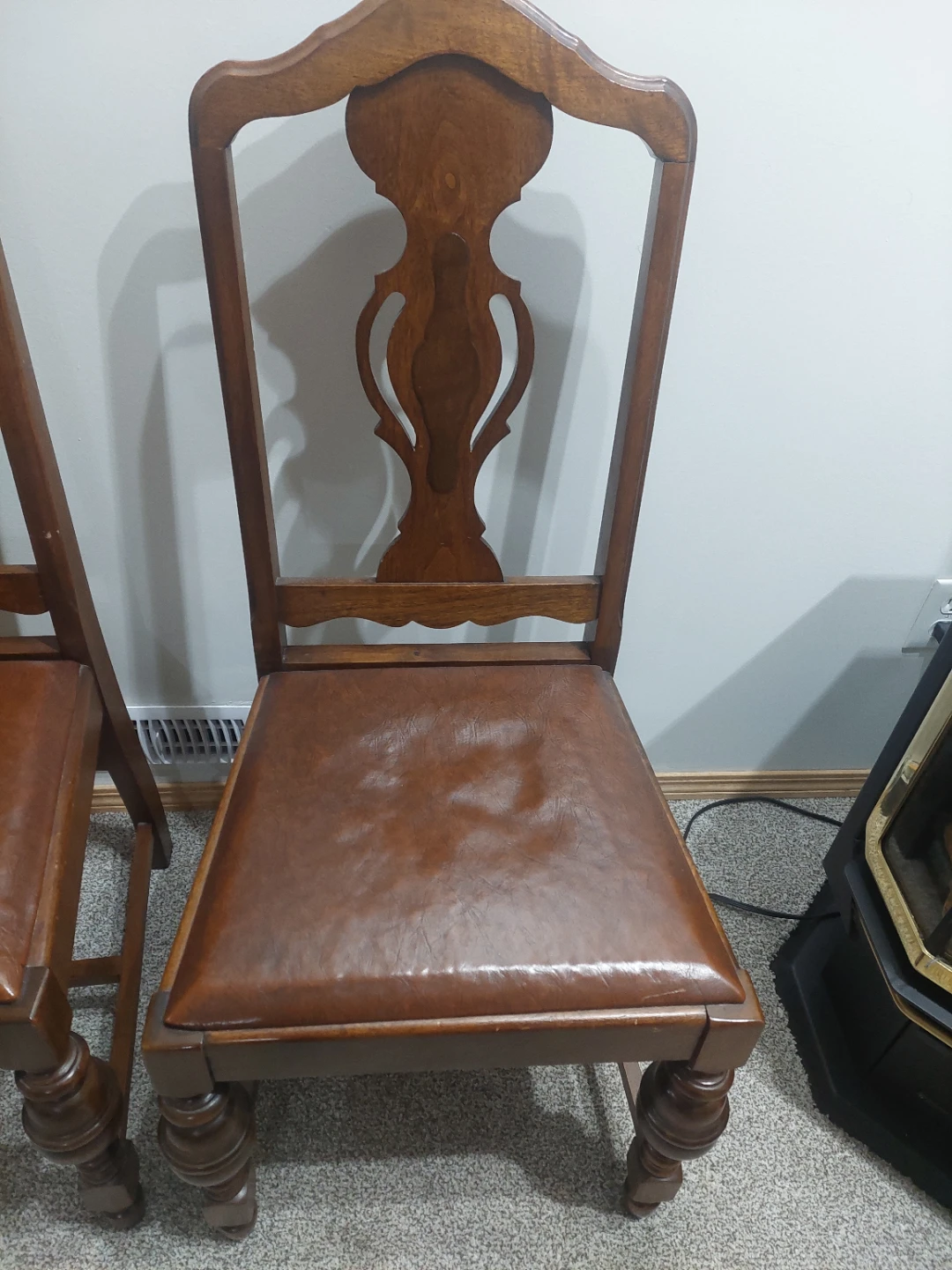 Chesley Chair Co. Wooden Dining Chairs - Set of 4