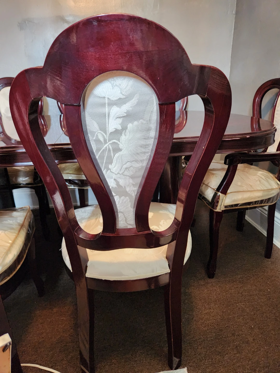 Wooden Dining Table with 6 Chairs - photo 4