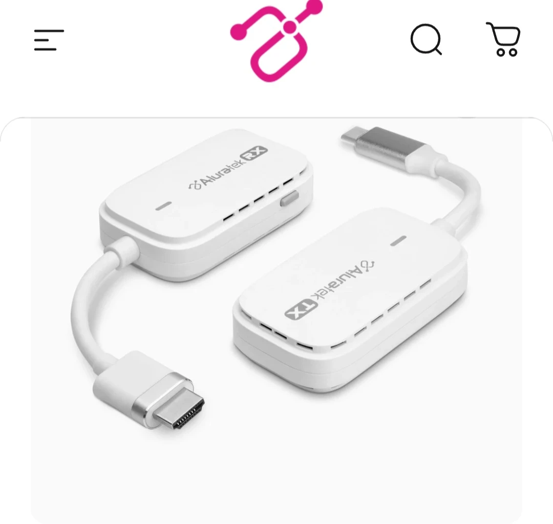 Video Streaming Adapter  ALURATEK RX & TX Type C to HDMI