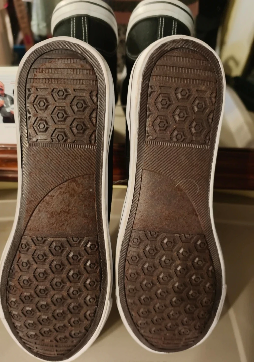 Revolution Black Canvas Sneakers - Size 11 - photo 5