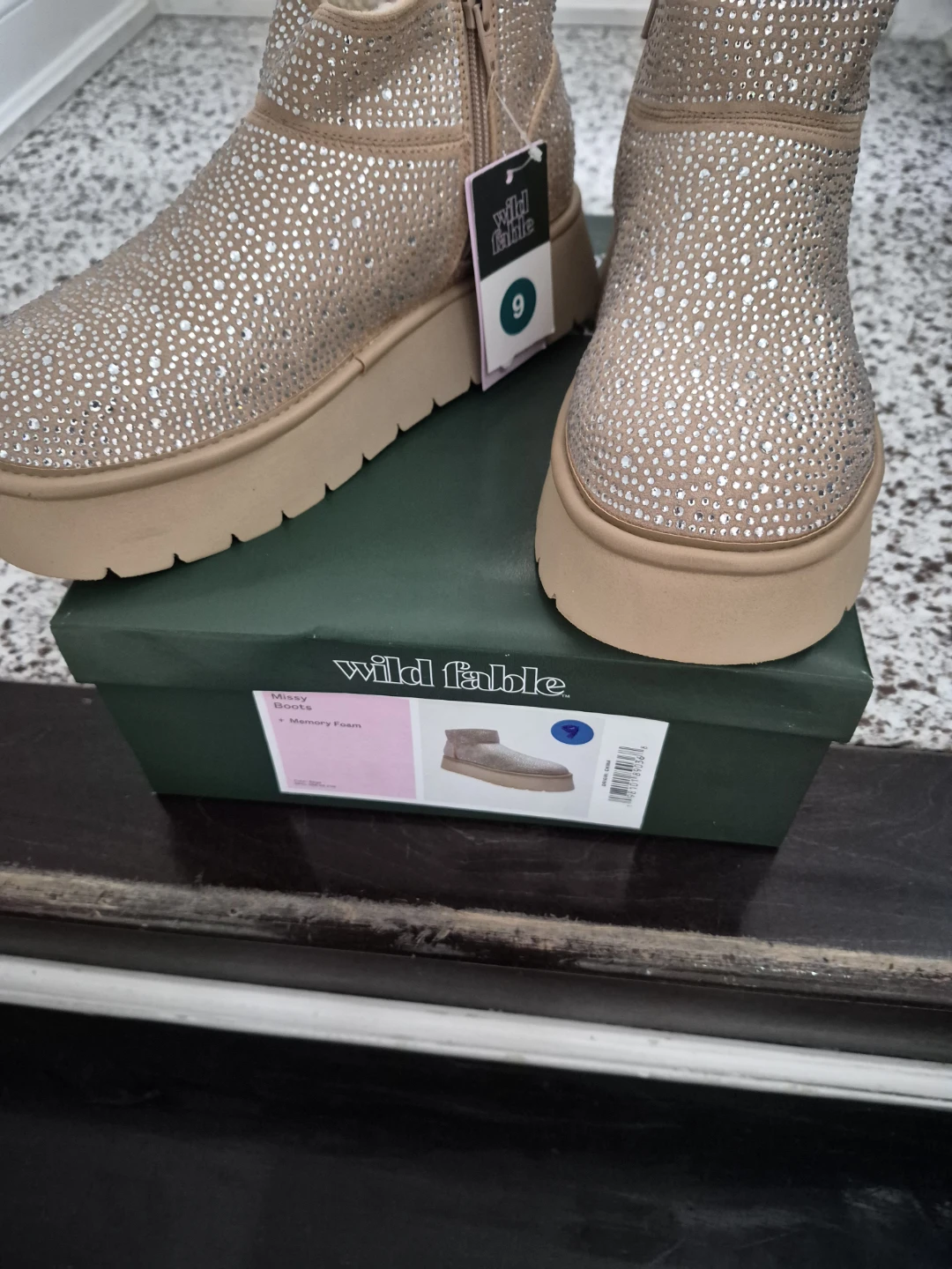 Ugg style Women's Size 9 Rhinestone Boots