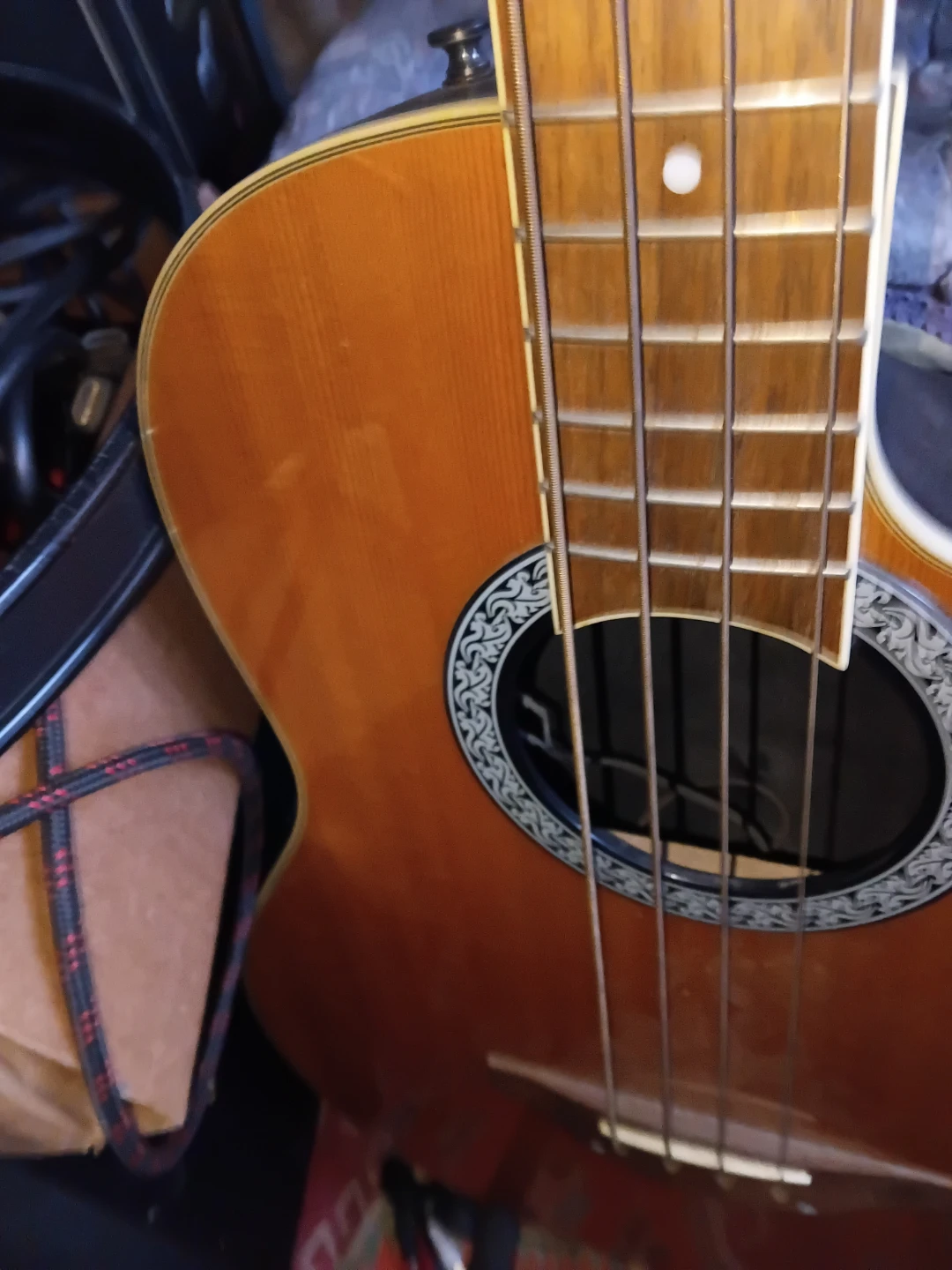 Ovation Acoustic Bass Guitar - photo 3